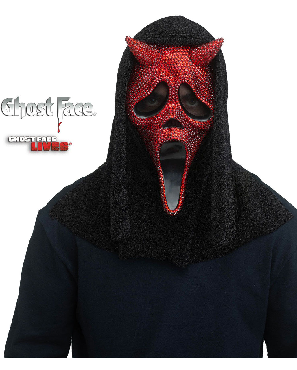 Ghost Face Devil Face Bling Maske