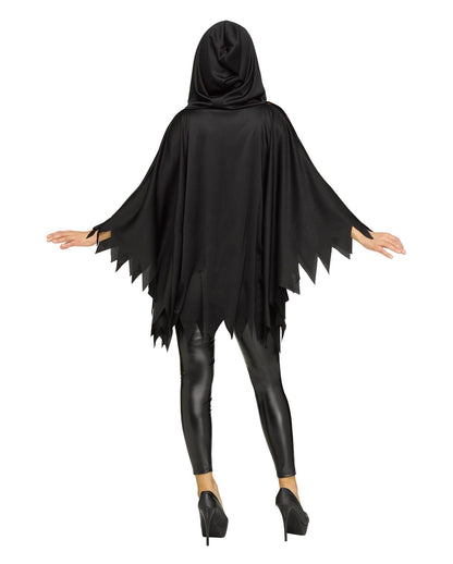 Glitzer Poncho Ghost Face