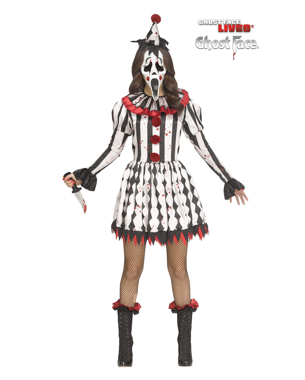 Costume da donna Ghost Face Harlequin