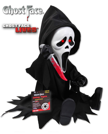 Ghostface Animatronic mit Licht, Ton & Bewegung 28cm