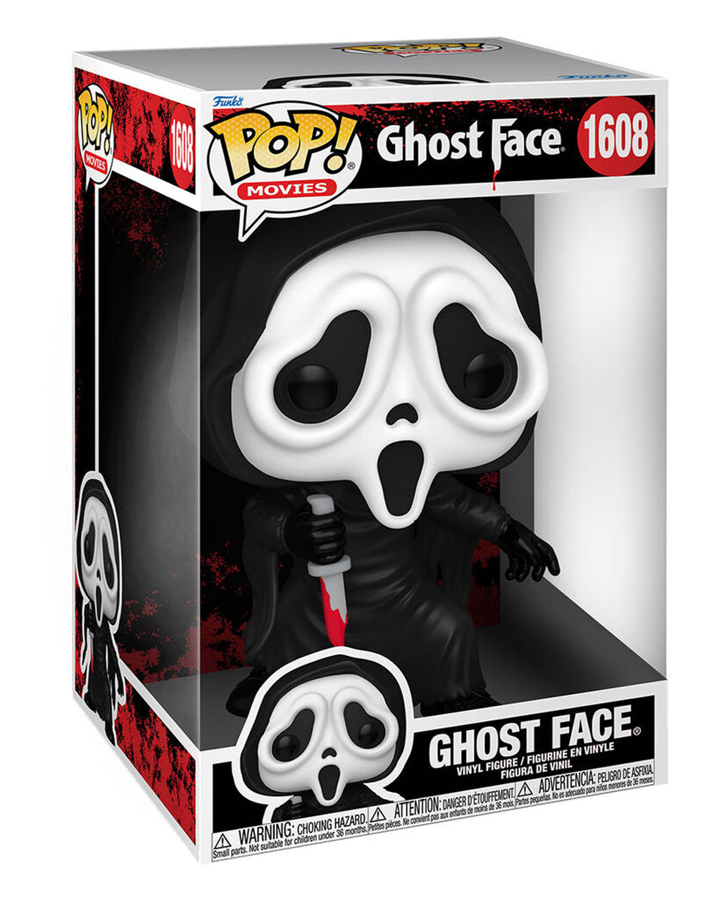 Ghostface Super Size Jumbo Funko POP! Figur 25cm