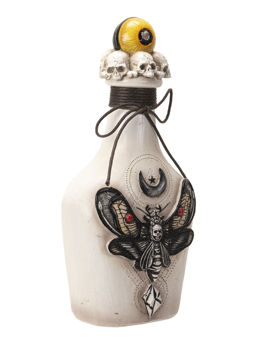 Giftflasche mit Totenkopf Motte & Auge 25cm