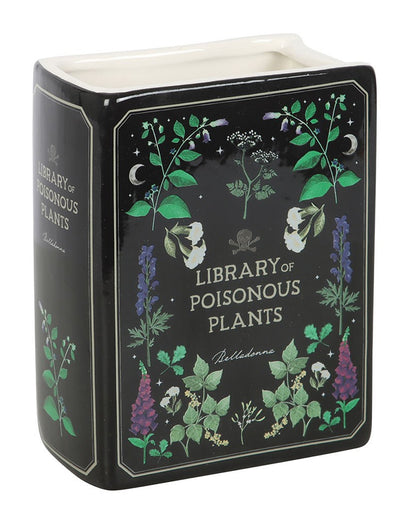 Vaso Per Piante Velenose A Forma Di Libro 14,5 Cm