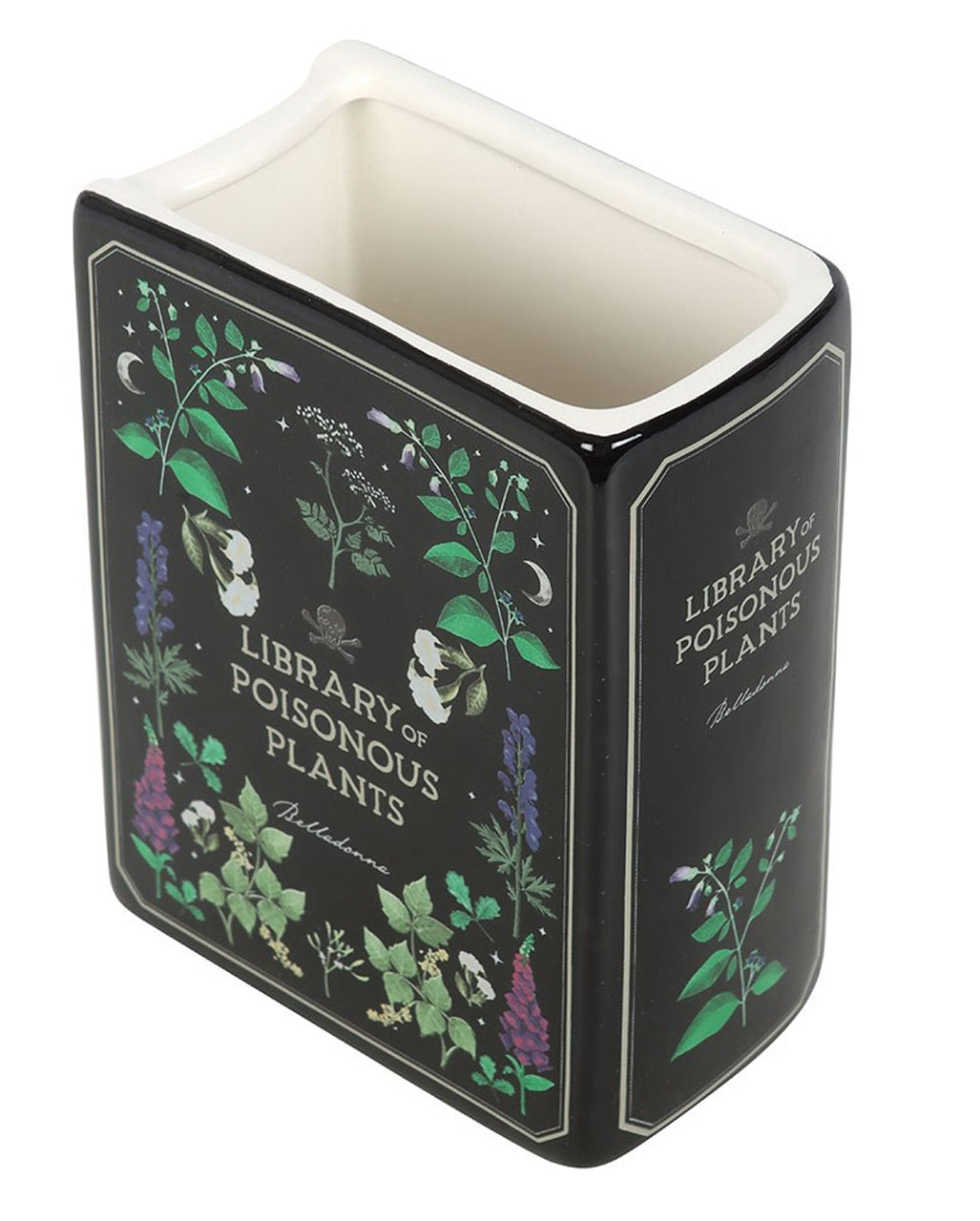 Vaso Per Piante Velenose A Forma Di Libro 14,5 Cm