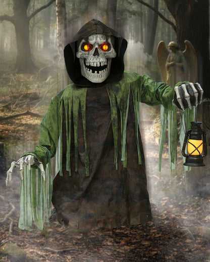 Giant Skelet Groundbreaker Halloween Animatronic 147cm