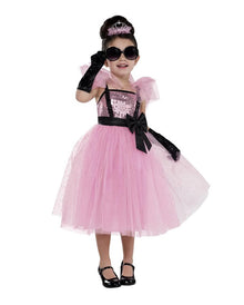 Rosa Glam Prinzessin Kostüm