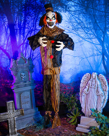 Shivering Clown mit Bewegung, Sound & Light 170cm