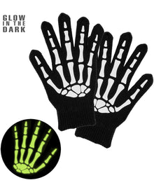 Guantes De Esqueleto Que Brillan En La Oscuridad
