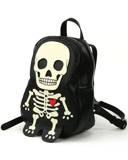 Glow in the Dark Skelett Rucksack