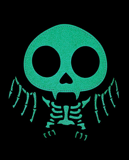 Glow in the Dark Skelett Fledermaus Handtasche