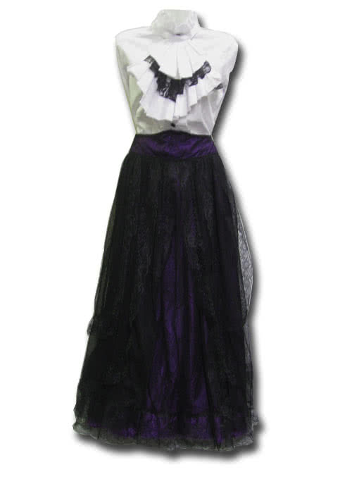 Gothic Tüllrock violett