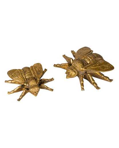 Golden Bee Decoration For Table & Wall Ø 9cm