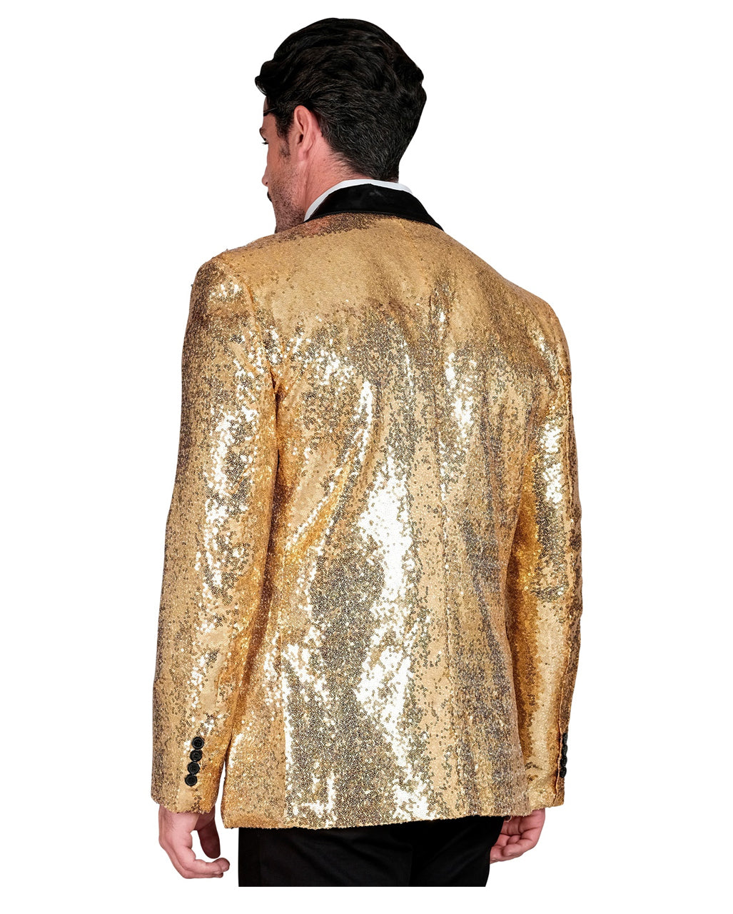 Goldenes Pailletten Herrenjackett