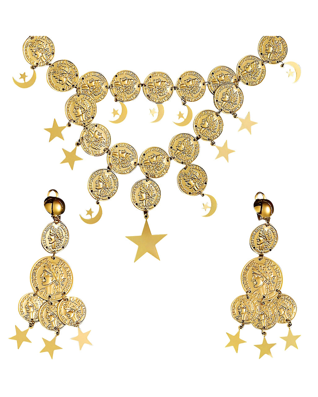 Set Di Gioielli In Oro Esmeralda