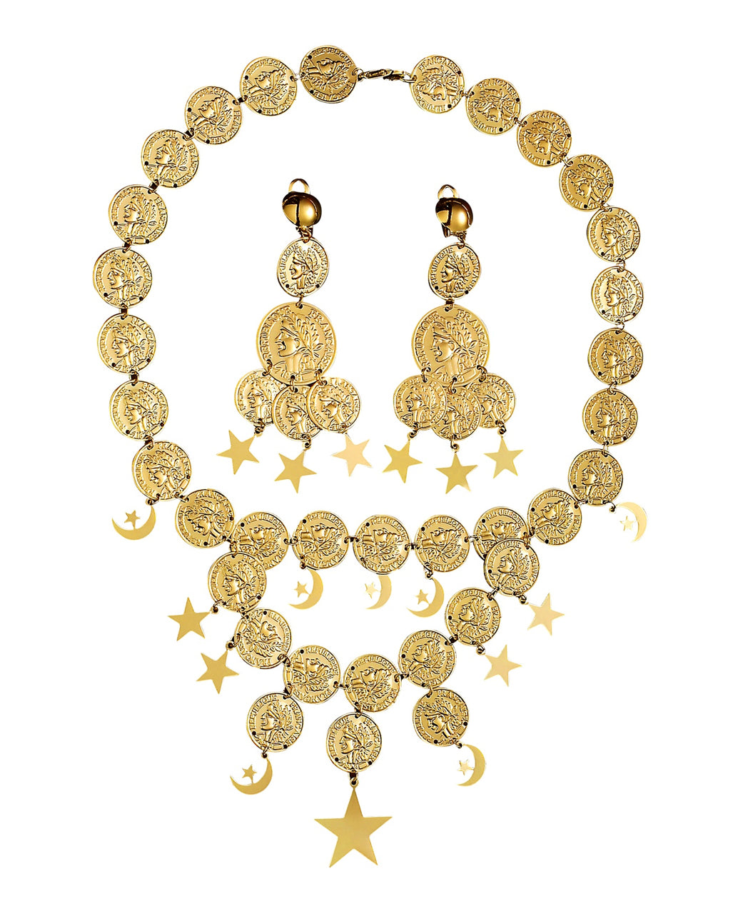 Set Di Gioielli In Oro Esmeralda