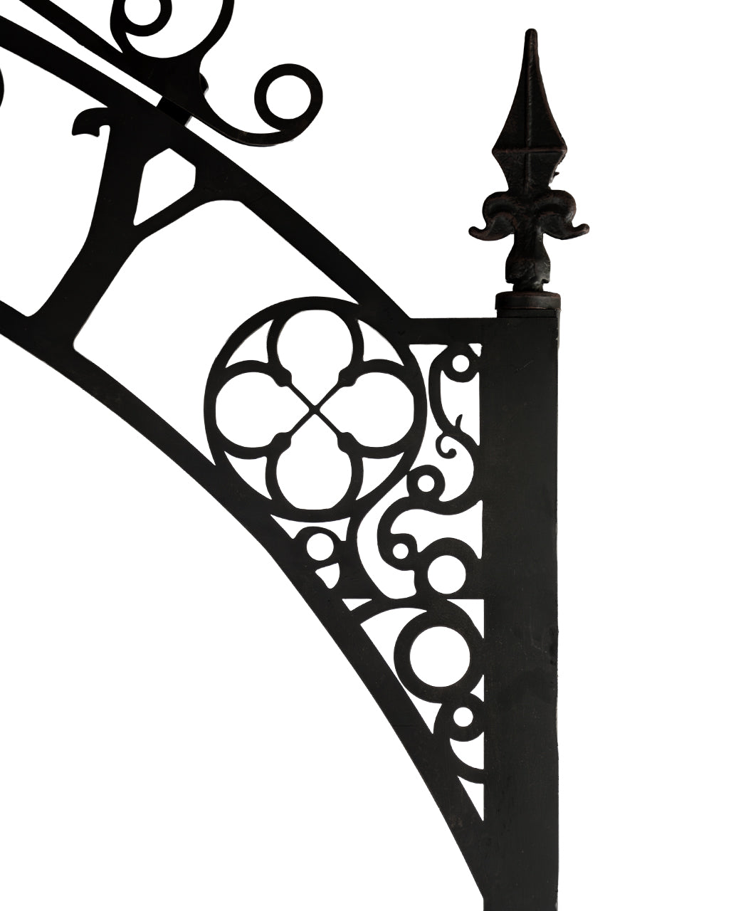 Arc De Porte Gothic Cemetery Avec Grille 2,60m