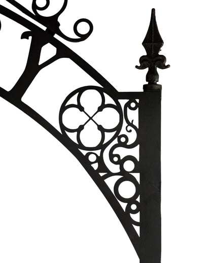 Arc De Porte Gothic Cemetery Avec Grille 2,60m