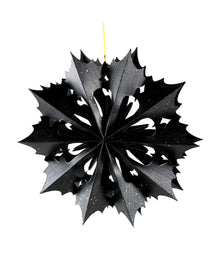 Gothic Deko Stern Schneekristall 30cm
