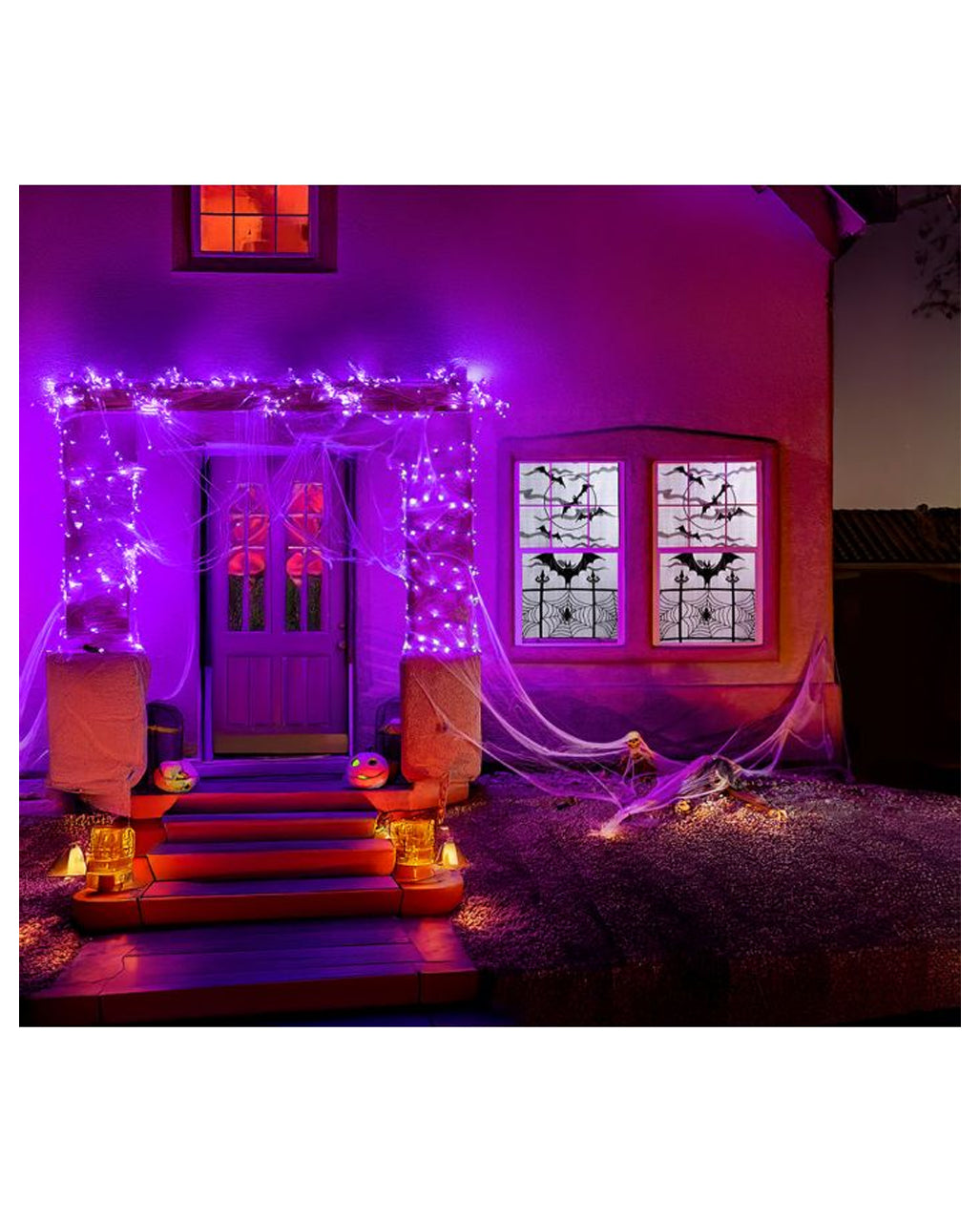 Gothic Fledermaus Fensterdeko 102x213cm