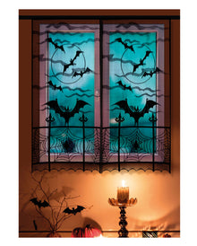 Gothic Fledermaus Fensterdeko 102x213cm