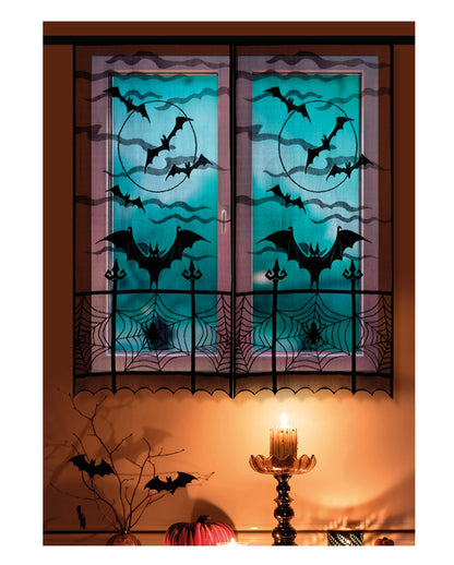 Gothic Fledermaus Fensterdeko 102x213cm