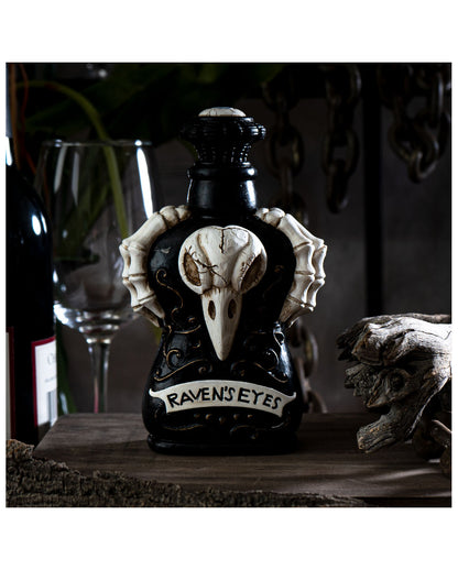 Antike Giftflasche "Raben Augen"