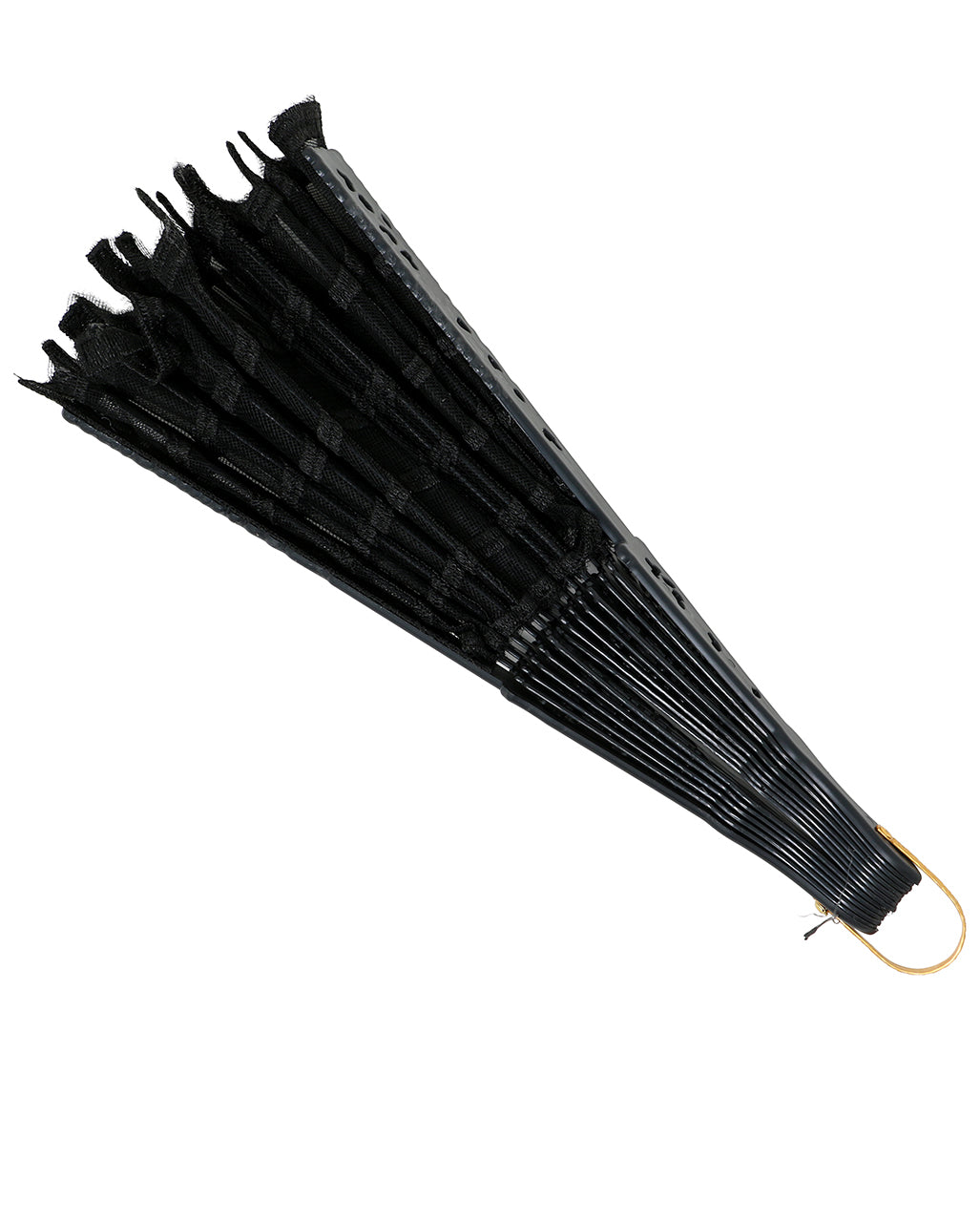 Gothic Handfächer - Spinnweben Design