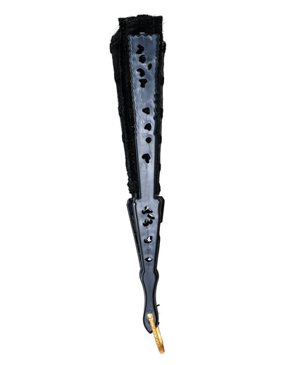 Gothic Handfächer - Spinnweben Design