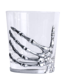 Gothic Heritage Skeletthand Whiskey Glas 300ml