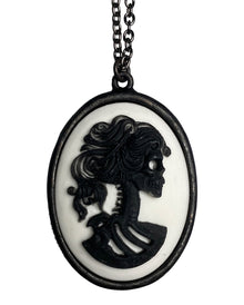 Gothic Kette Totenkopf Cameo