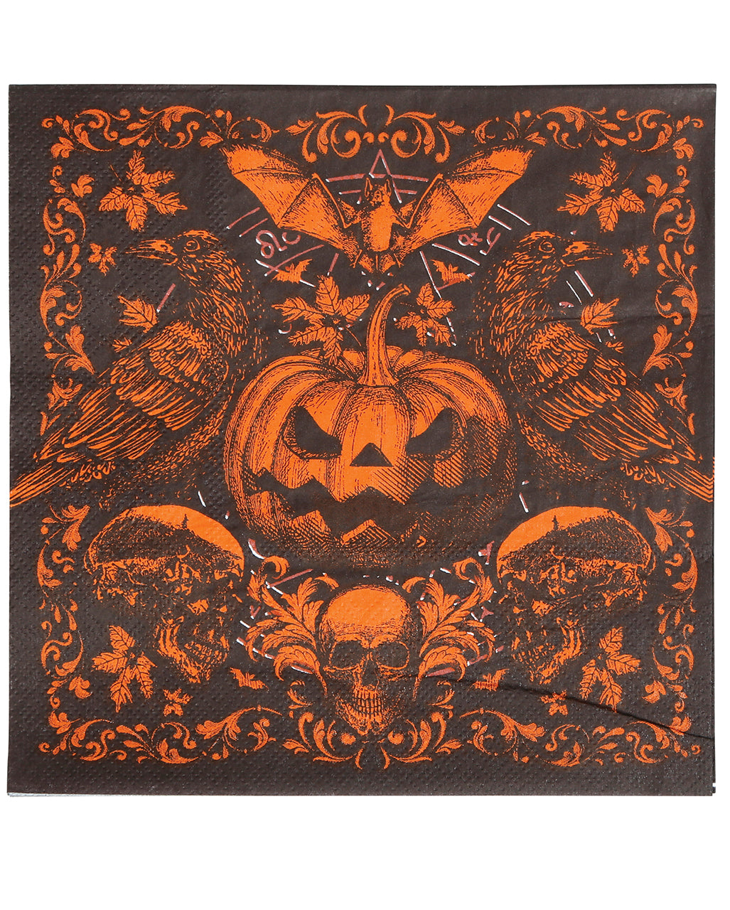 Servilletas De Calabaza Gótica 20 Uds.