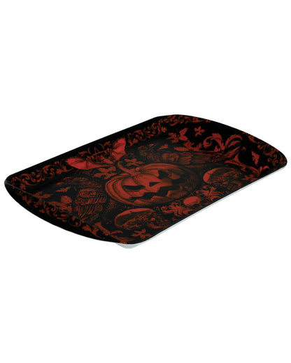 Gothic Kürbis Tablett 24x39cm