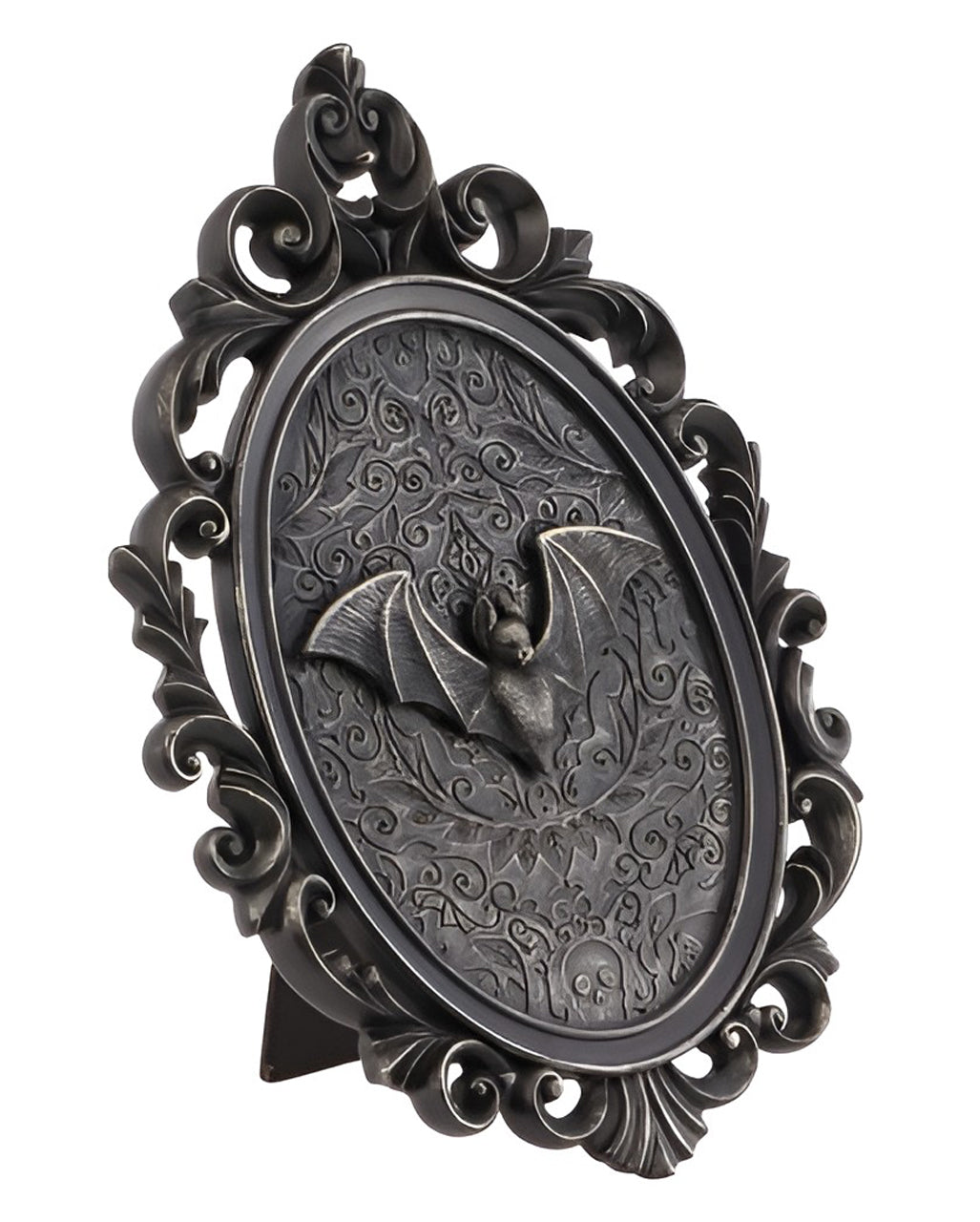 Gothic Picture Frame with Bat Relief, 25cm