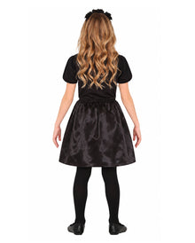Gothic Skelett Braut Kinderkostüm