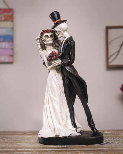 Gothic Skelett Brautpaar 32cm