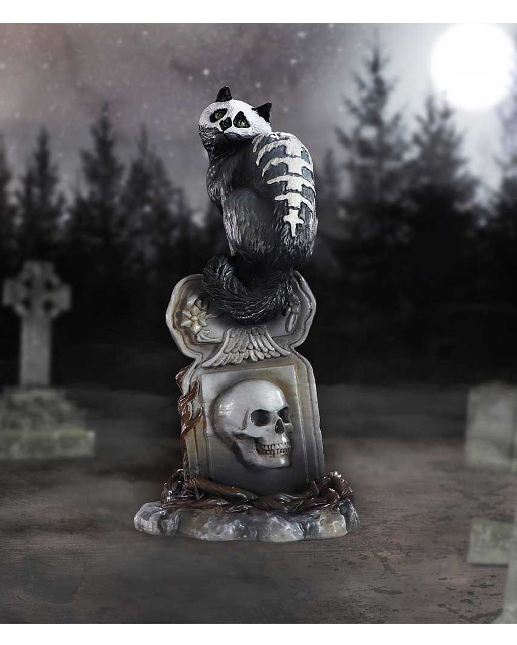 Gothic Totenkopf Katze by Martin Hanford 15cm
