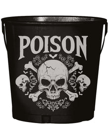 Gothic Skull "Poison" Metal Container