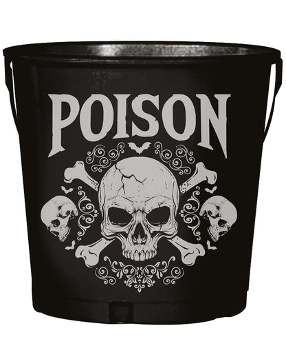 Gothic Skull "Poison" Metal Container