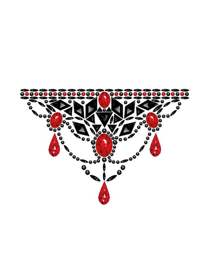 Collar Glitter Vampiro Gótico Autoadhesivo