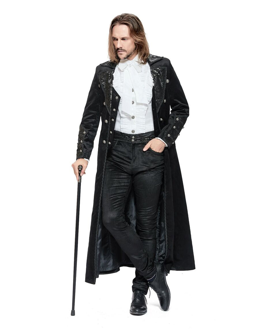 Gothic Vampir Piratenmantel