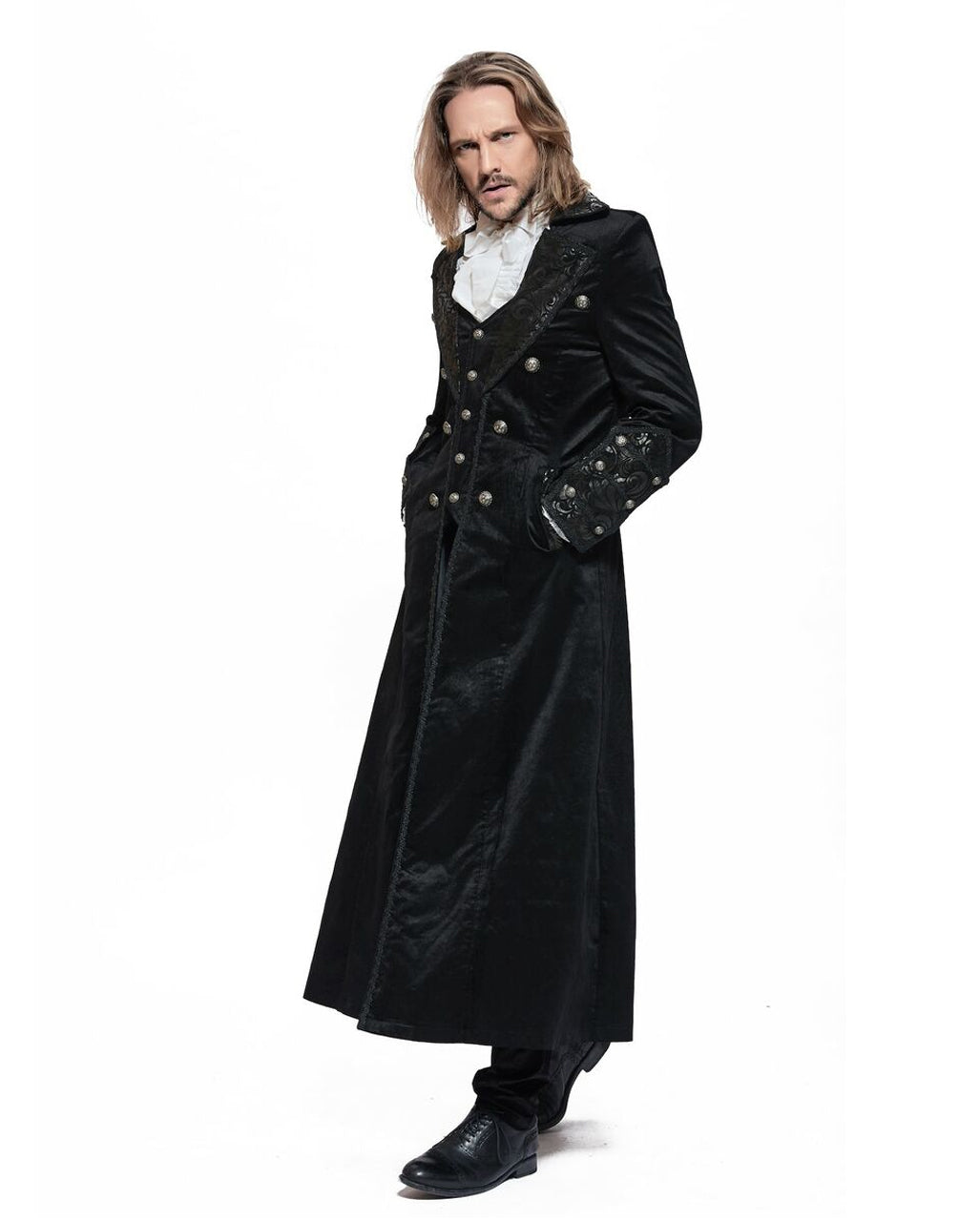 Gothic Vampir Piratenmantel