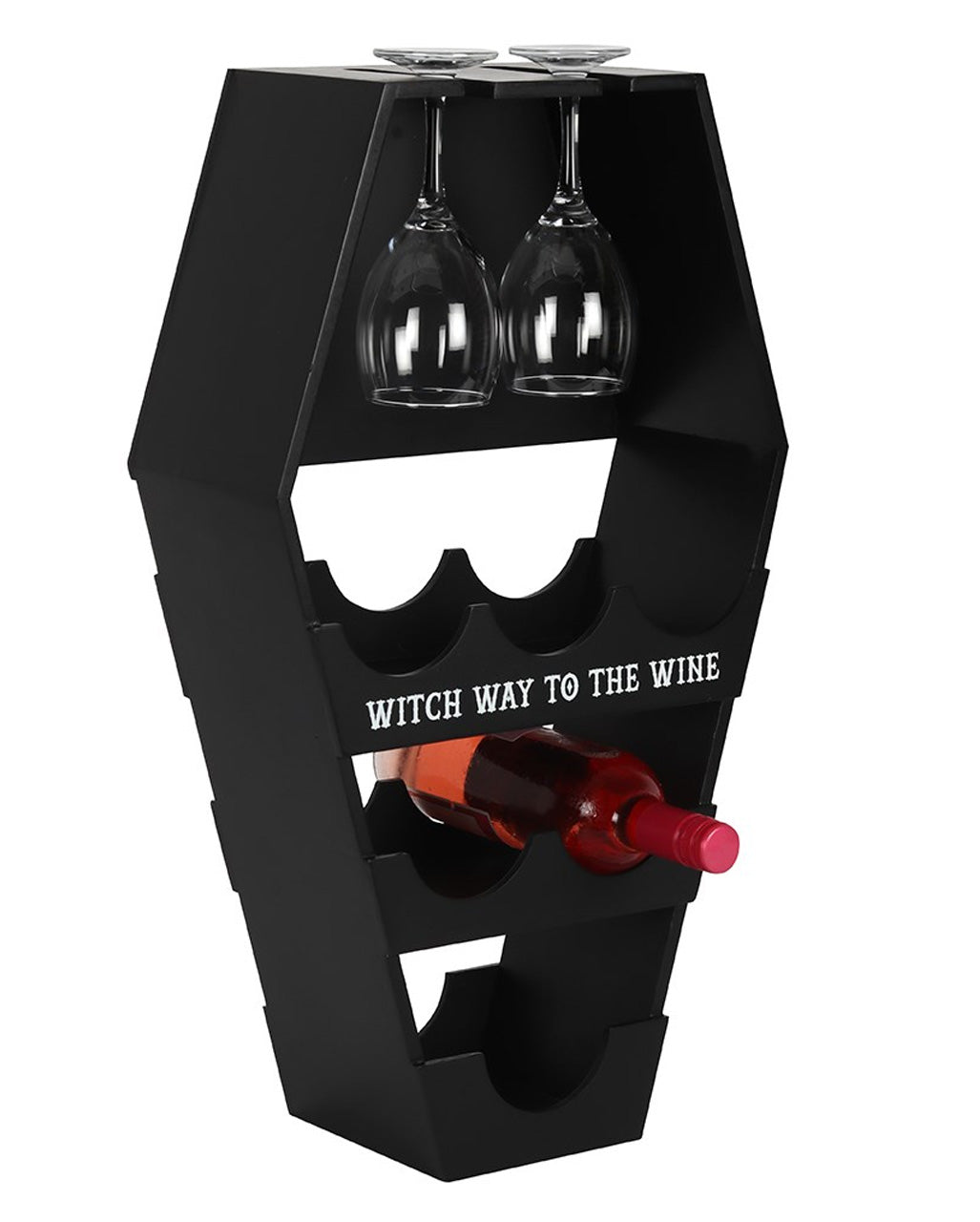 Gothic Weinregal in Sarg Form 62cm