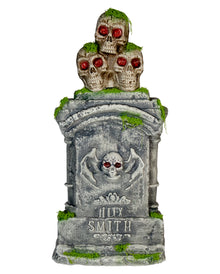 Grabmal mit Totenkopf Stapel 84cm
