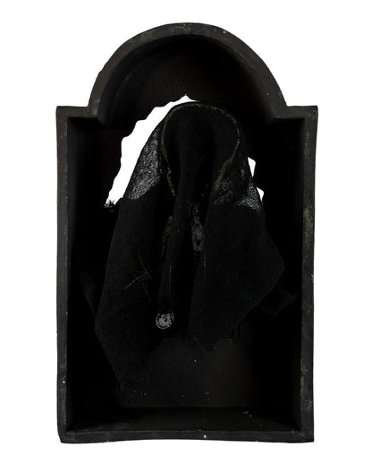 Grabstein mit sich bewegendem Grim Reaper, Sound & Licht 55cm