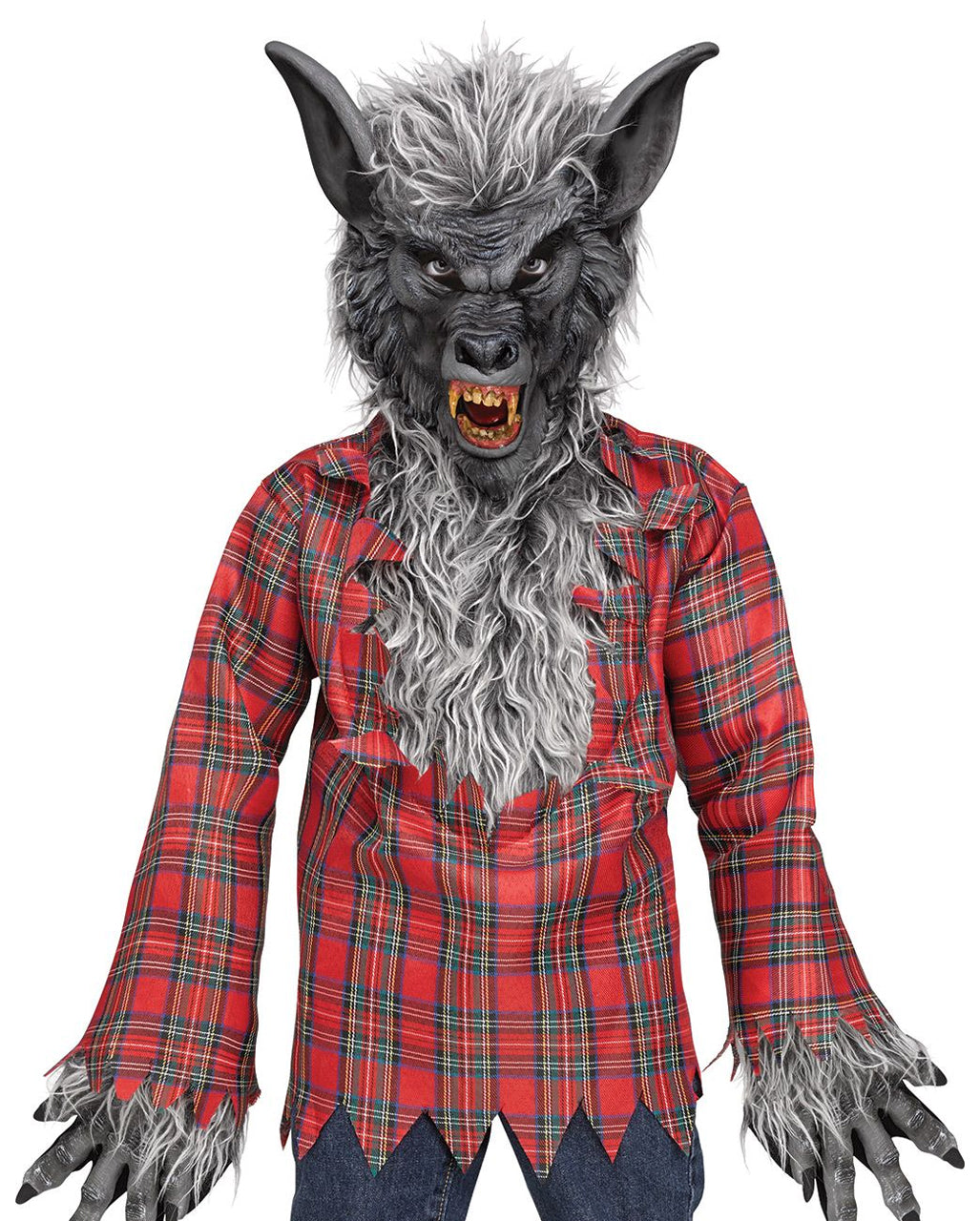 Werwolf Kinderkostüm Grau