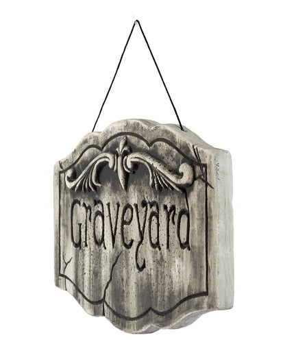 "Graveyard" Schrifttafel 29 x 27cm
