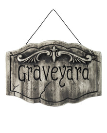 "Graveyard" Schrifttafel 29 x 27cm