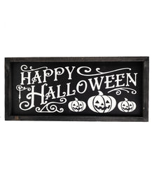 Immagine Da Parete Incisa "Happy Halloween" 41 Cm
