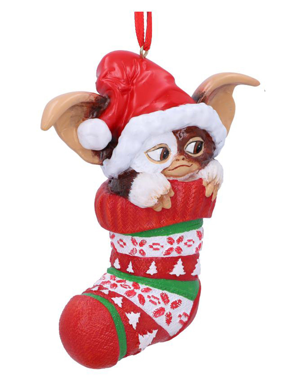 Gremlins Gizmo in Weihnachtsstrumpf Christbaumkugel