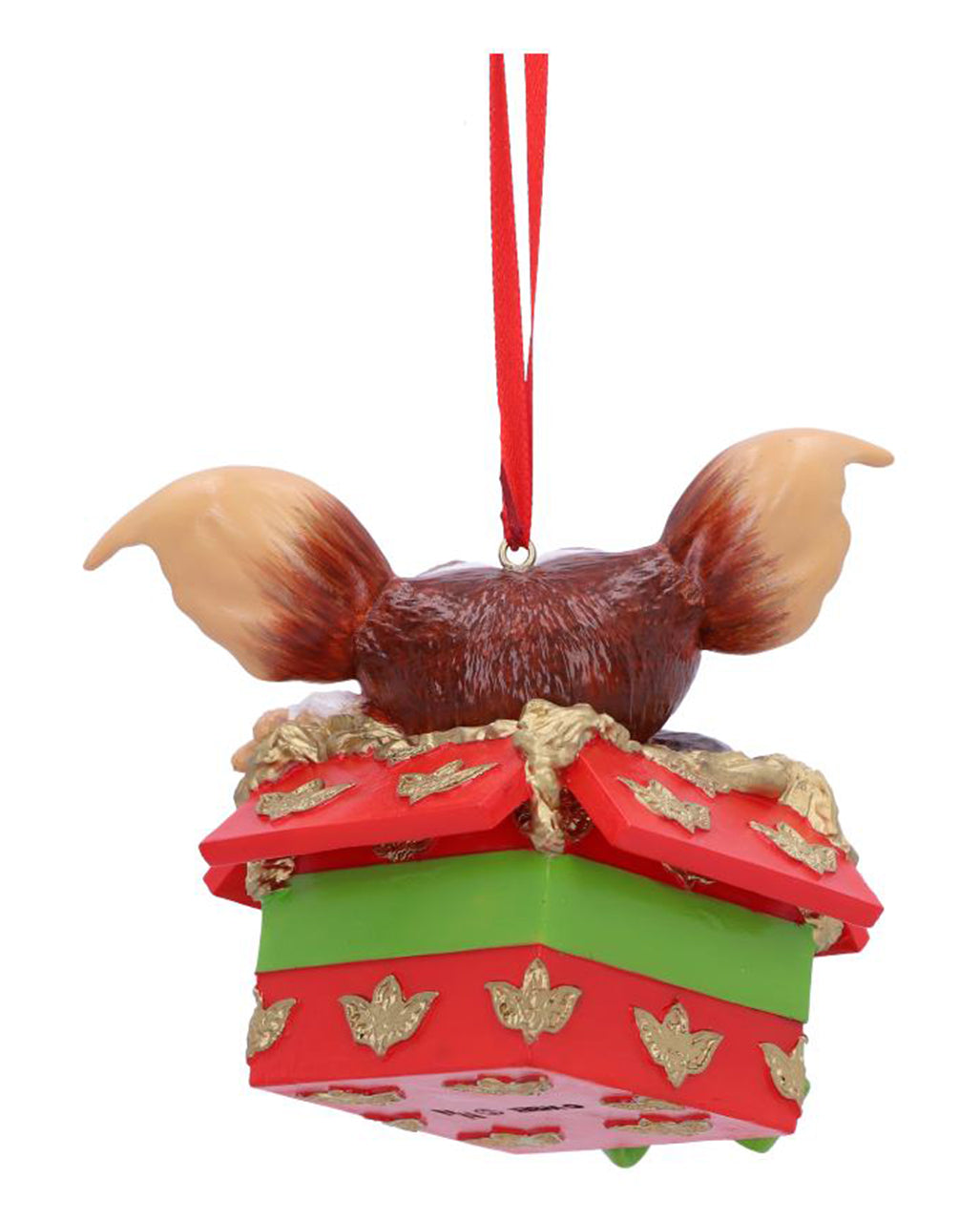 Gremlins Gizmo im Geschenkpaket als Christbaumkugel 10cm